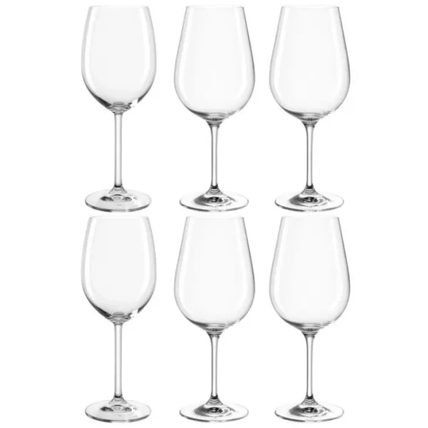 Coffret 6 verres à vin rouge 46 cl Daily, Léonardo