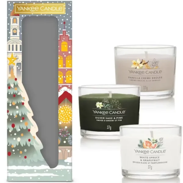 Coffret cadeau 3 mini bougies, Yankee Candle