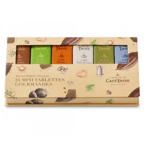 Coffret Découverte avec 24 mini-tablettes, Café Tasse