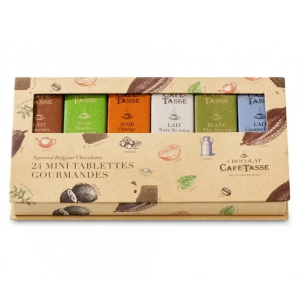 Coffret Découverte avec 24 mini-tablettes, Café Tasse