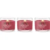 Coffret de 3 Bougies Votives Parfumées Cerise Griotte, Yankee Candle