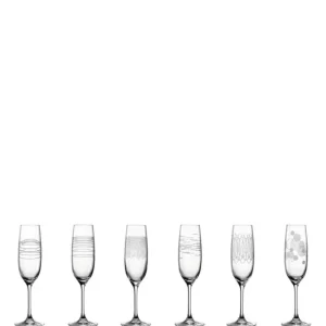 Coffret de 6 flûtes à champagne Casella, Léonardo