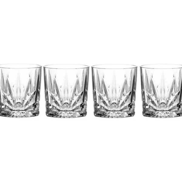 Coffret de 4 verres à whisky 33cl Capri, Léonardo