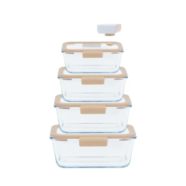 Coffret de conservation sous-vide 5 pièces, Pebbly