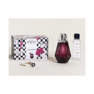 Coffret lampe Berger Prisme Grenat, Maison Berger