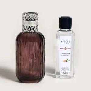 Coffret lampe Berger Quintessence Prune, Maison Berger