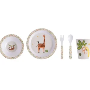 Coffret repas 5 pièces Jungle, Ladelle