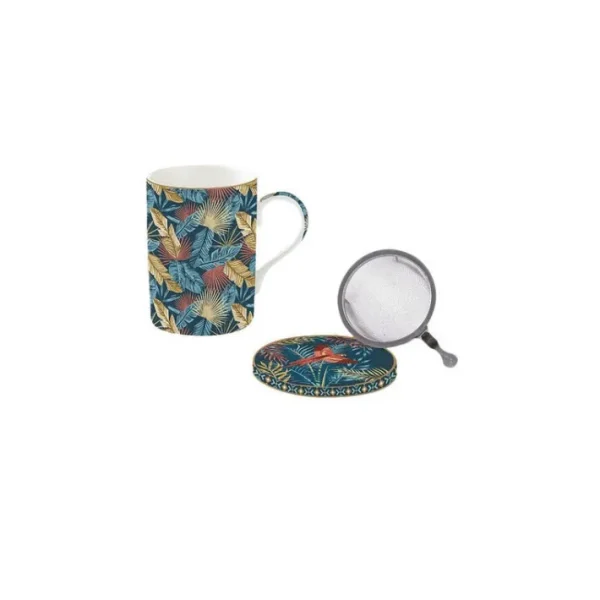 Coffret tisanière avec filtre inox Equatorial, Easy Life