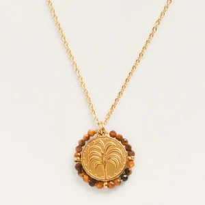 Collier Belamar Tiger Eye, Palas
