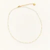 Collier Castelo Choker blanc, Palas