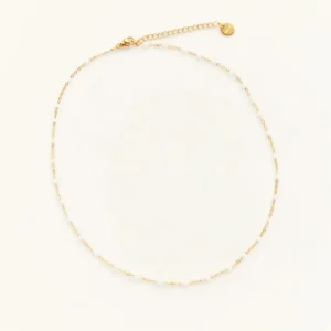 Collier Castelo Choker blanc, Palas