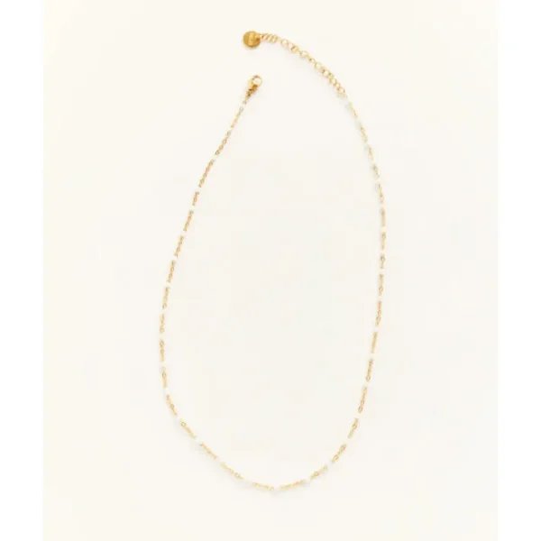 Collier Castelo Choker blanc, Palas
