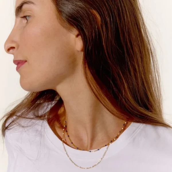 Collier Castelo Choker blanc, Palas