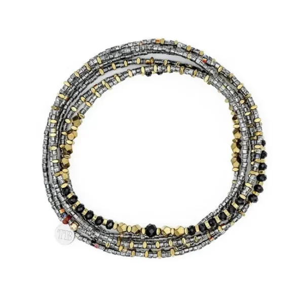 Collier et Bracelet 6 tours Andy Quantic, Têtes Blondes