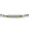 Collier et Bracelet 6 tours Lizbeth Cristal, Têtes Blondes