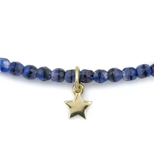Collier et Bracelet 3 tours Star Gold Denim, Têtes Blondes