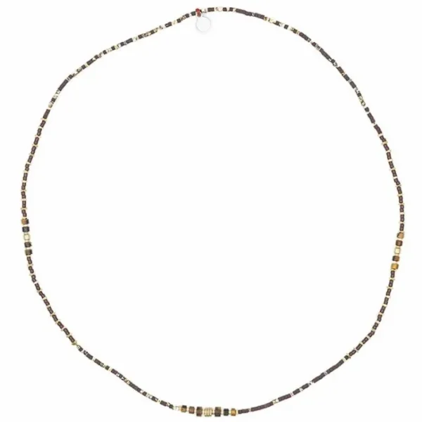 Collier et Bracelet 3 tours Léopard Slim, Têtes Blondes