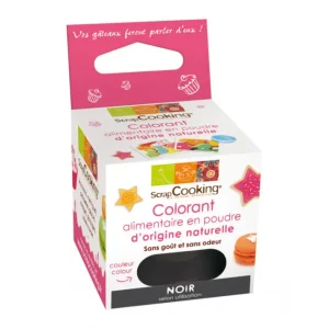 Colorant alimentaire naturel noir, ScrapCooking