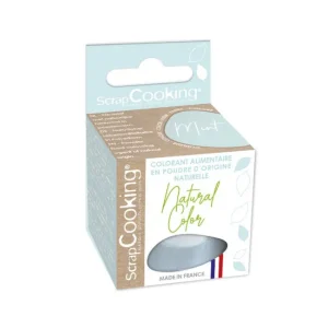 Colorant alimentaire naturel en poudre Mint, Scrapcooking