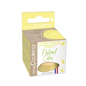 Colorant alimentaire naturel en poudre Lemon, Scrapcooking