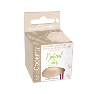 Colorant alimentaire naturel en poudre Lin, Scrapcooking
