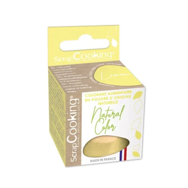 Colorant alimentaire naturel en poudre Lemon, Scrapcooking
