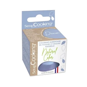 Colorant alimentaire naturel en poudre Denim, Scrapcooking