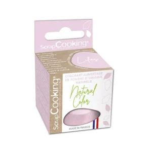 Colorant alimentaire naturel en poudre Lilas, Scrapcooking