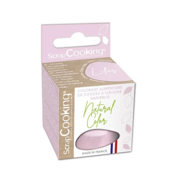 Colorant alimentaire naturel en poudre Lilas, Scrapcooking
