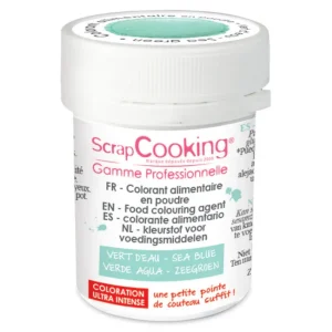 Colorant artificiel en poudre Vert d'eau, ScrapCooking