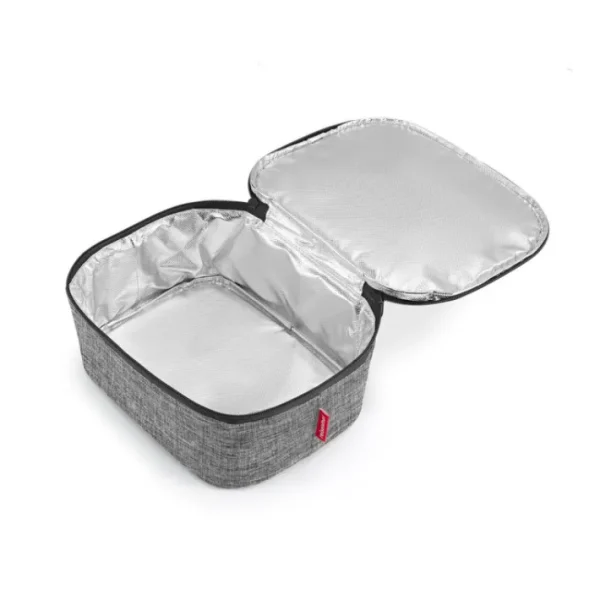 Coolerbag M Pocket Twist Silver, Reisenthel
