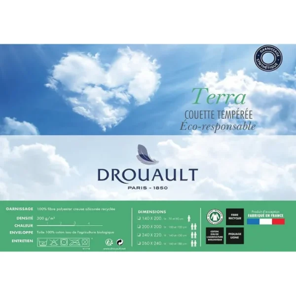 Couette Terra Tempérée 300g/m², Drouault
