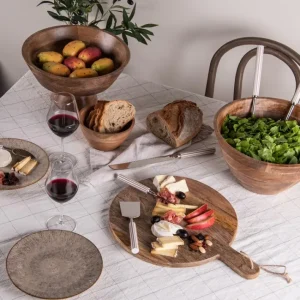 Coupe sur pied striée 30 cm Baija, Table Passion
