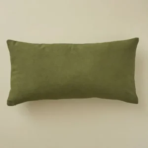 Coussin brodé Léo Kaki, Sylvie Thiriez
