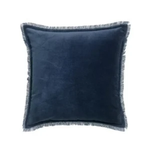 Coussin uni carré Fara Marine, Vivaraise