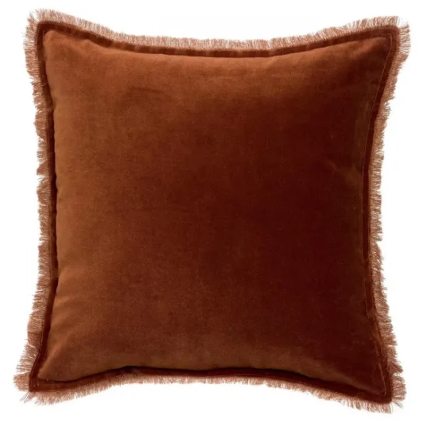 Coussin Uni Fara Caramel, Vivaraise
