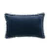Coussin uni Fara Marine, Vivaraise