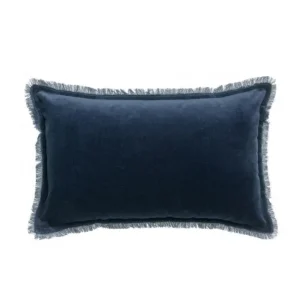 Coussin uni Fara Marine, Vivaraise