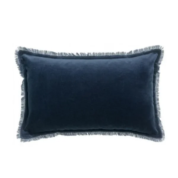 Coussin uni Fara Marine, Vivaraise