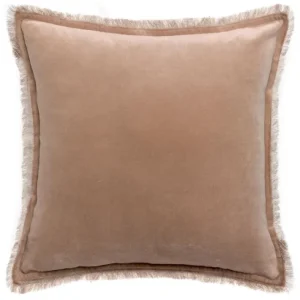 Coussin Uni Fara Taupe, Vivaraise