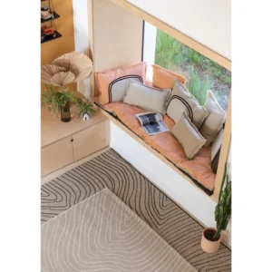Coussin Uni Laly Lin, Vivaraise