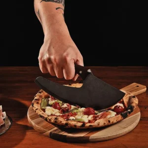 Couteau à pizza et à viande Viking Black Churrasco, Tramontina