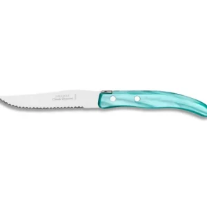 Couteau à steak Berlingot Turquoise, Claude Dozorme