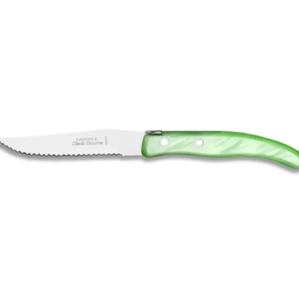 Couteau à steak Berlingot Vert Pâle, Claude Dozorme