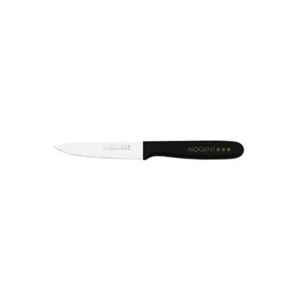 Couteau d'office pointu lisse 9cm noir, Nogent***