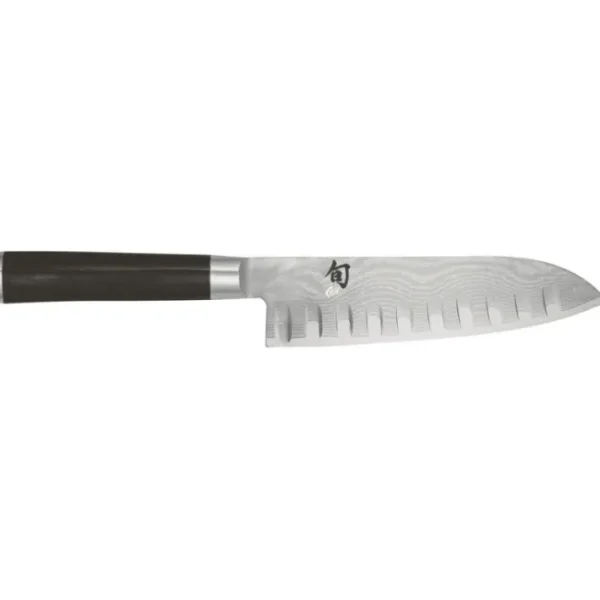 Couteau Santoku lame alvéolée Shun Classic 18 cm, Kai