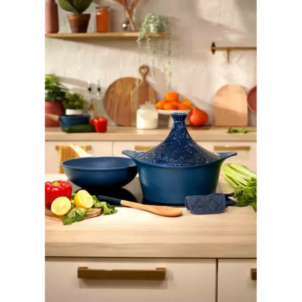 Couvercle Tajine bleu pour L'Incroyable Cocotte, Cookut