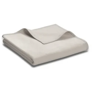 Couverture Uni Coton Silver, Biederlack