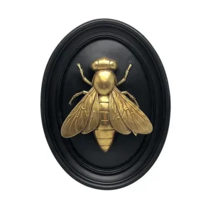 Décoration murale Abeille noir/or, Emdé