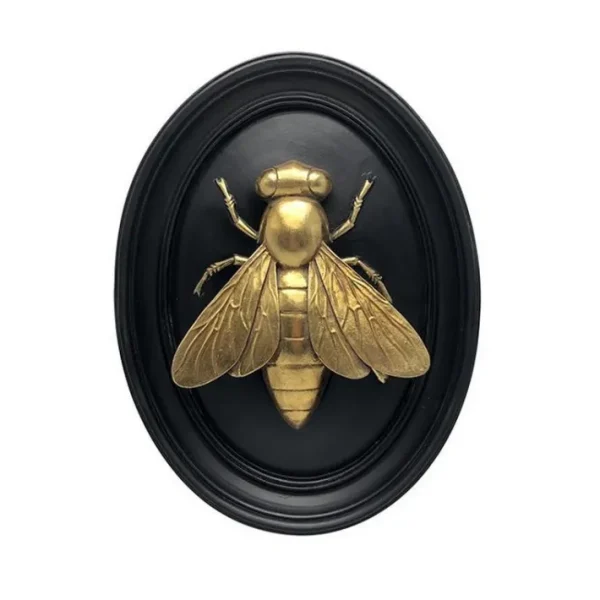 Décoration murale Abeille noir/or, Emdé